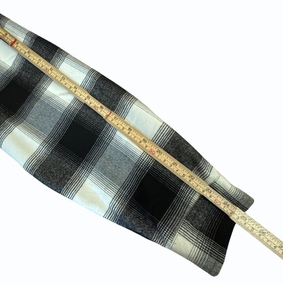 Torrid Plaid Flannel Anorak Jacket Plus Size 1X Hooded Longline Academia‎ - Picture 12 of 14